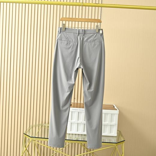 杰尼亚夏季新款锦氨冰丝轻薄弹力商务休闲西裤 商品图6