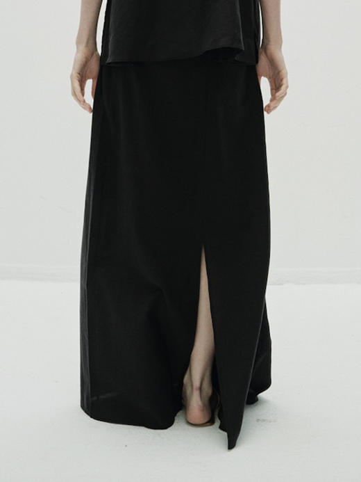 VC｜PF25007 Sabina fold skirt [ 半身裙  浅米 / 黑 ] 商品图4