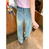 <曾小咸推荐>夏季韩版蓝色牛仔裤女百搭直筒 商品缩略图1