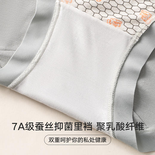 女士莫代尔高腰生姜纤养裤三角内裤2943 商品图3