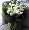 白绿色系玫瑰混搭花束 商品缩略图0