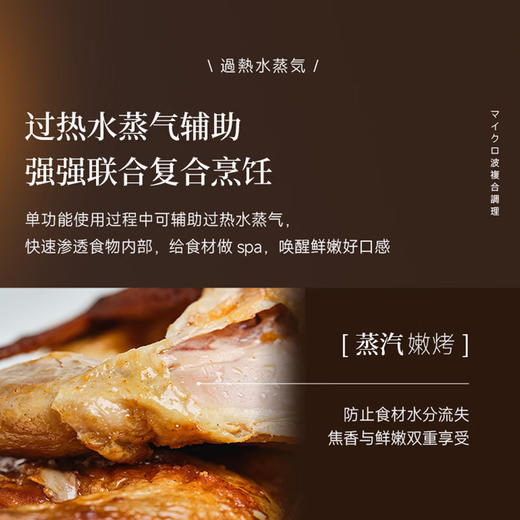 松下（Panasonic）【国家补贴】上烤下蒸万食炉2.0变频微波炉烤箱空气炸蒸箱28L大容量微蒸烤炸炖一体机NN-DS59QM 商品图7