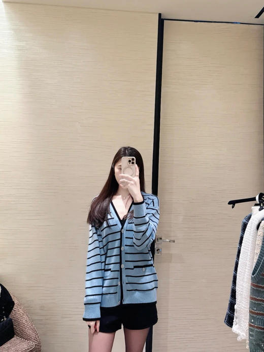 香奈儿25早春条纹针织开衫（TM） 商品图6