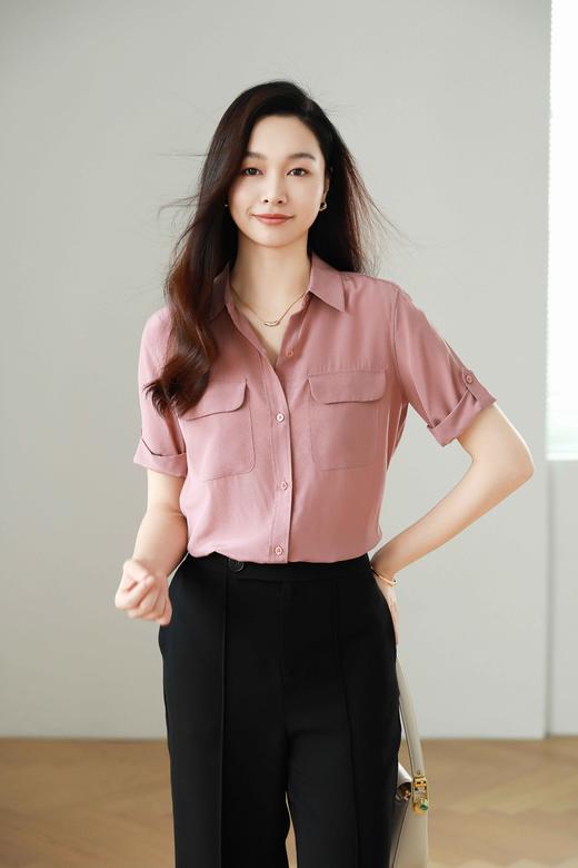 火桐hooton经典双口袋卷边短袖款S313 商品图0