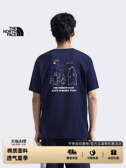 TNF 新款趣味印花圆领短袖T恤 Z-15438 商品图0