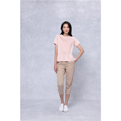 佐丹奴女装25年新款宽松窄脚版型纯棉休闲七分裤05425256 商品图3