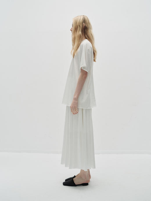 VC｜PF25014 Sabina wide skirt [半身裙 燕麦 / 棕 / 白 ] 商品图11