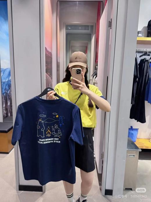 TNF 新款趣味印花圆领短袖T恤 Z-15438 商品图7