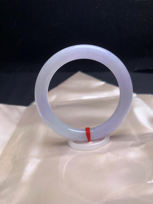 620227，54.5紫罗兰细圆条，满圈带紫底色，清新有特色，粉紫底 商品图1