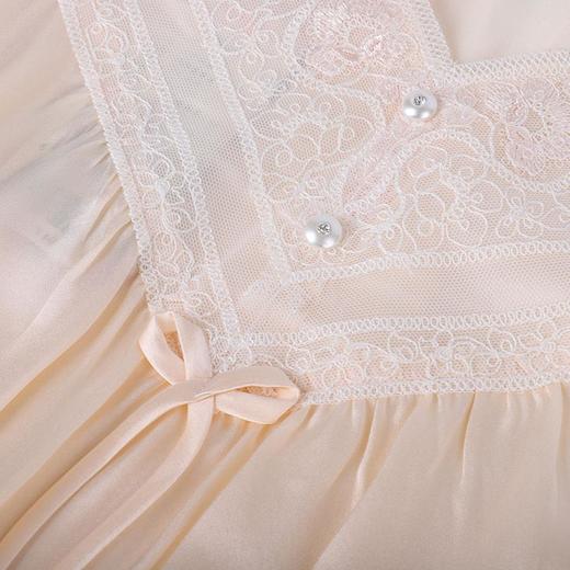 【3.5折】3楼 美标100%桑蚕丝雪芽色睡裙230189 商品图2