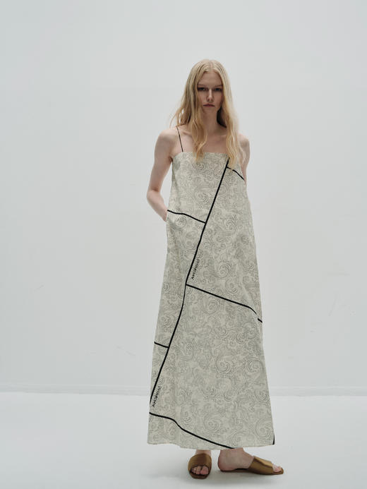 VC｜PF25012 Roma strap dress [连衣裙  米白印花 ] 商品图2