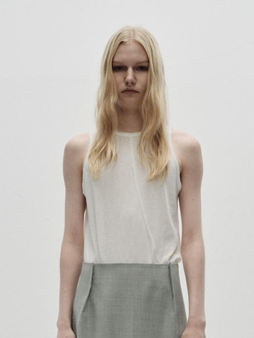 VC｜PF25013 Sabina tank top  [无袖背心  燕麦 / 棕 / 白 ] 商品图4