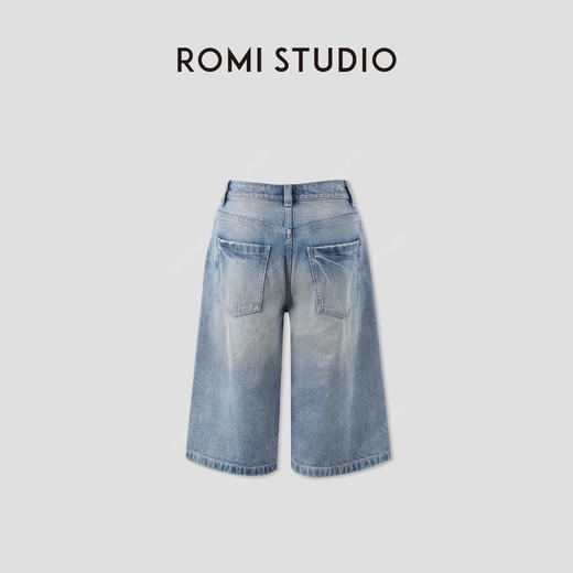 ROMI STUDIO“复古丹宁”土耳其进口牛仔棉水洗牛仔中裤 RWCRX84523【发货时间25-30天】 商品图1