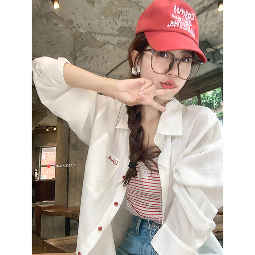 <曾小咸推荐>现货秒杀！最后一波 ！红色条纹背心 日常79.99 立减40 秒杀39.99！ 商品图1