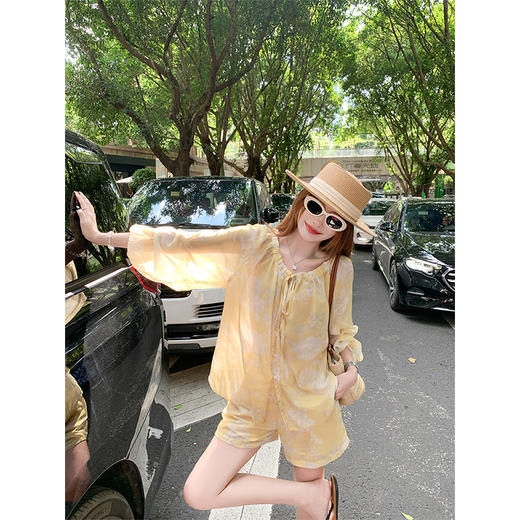 <曾小咸推荐>4.7现货秒杀 ！微信超特价！度假风印花短裤 日常119.99 立减70 秒杀49.99！！ 商品图3