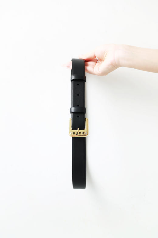 软羊皮铜扣腰带，好靓且上镜。复古机车风格牛皮鎏金皮带C061458 商品图7