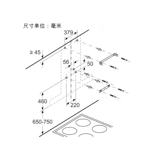 西门子（SIEMENS）欧式吸油烟机26立方大吸力 1200pa大风压5D环吸智能强排变频电机自清洁技术4档风速调节LC77FA9C0W 商品图6