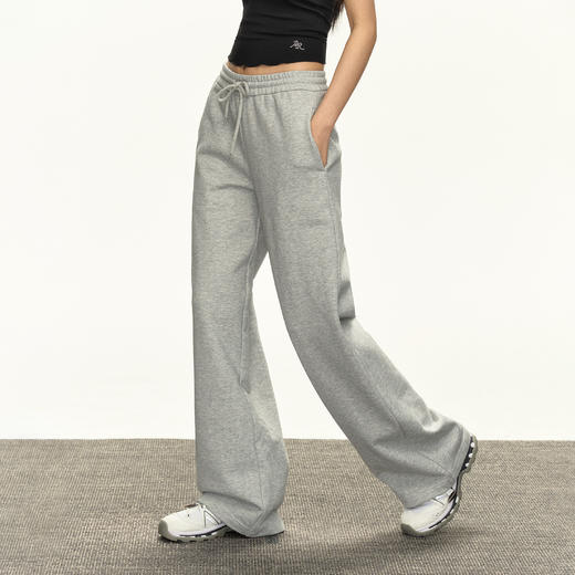 Ariseism 美式复古舒适宽松卫裤女2025春季新款休闲拖地阔腿长裤 商品图3