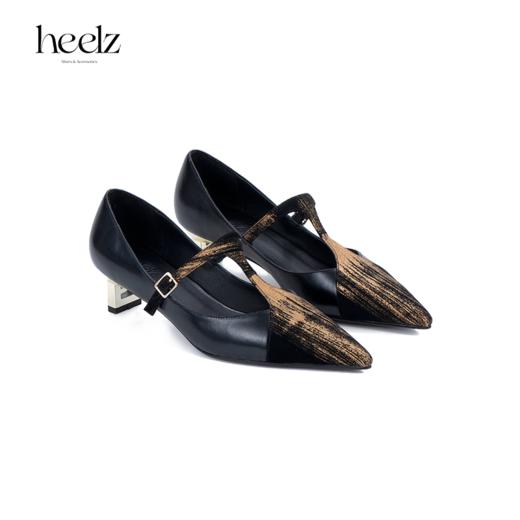heelz 艺术工坊系列｜H 小猫跟手绘描金羊皮玛丽珍 4.5公分 商品图2
