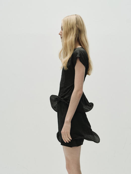 VC｜PF25004 Uni short sleeve top   [ 短袖上衣  米白 / 黑 ] 商品图4