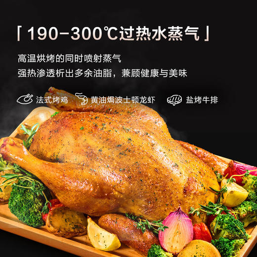 松下（Panasonic）【厨房好物】AI万食炉一键加热上烤下煮31L大容量家用变频微蒸烤炸一体机NN-CS88RW 商品图6