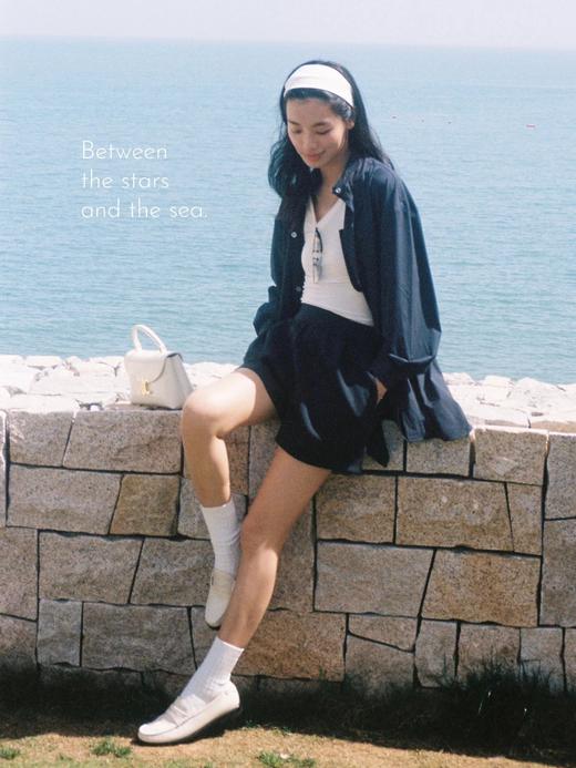 水洗薄如丝棉麻高级色调青蓝衬衫防晒衫 商品图10