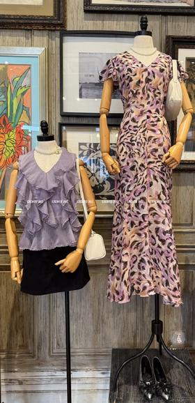 【门店同款】ENJOY夏季“悠然之境”层叠荷叶上衣 163193548