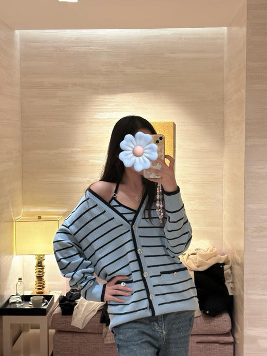 香奈儿25早春条纹针织开衫（TM） 商品图7
