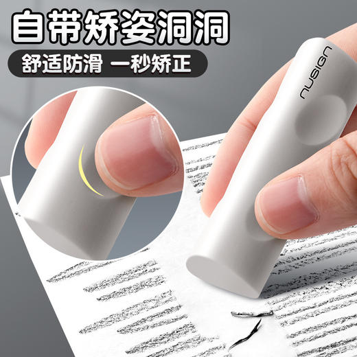 【学生的擦写神器✨】得力洞洞橡皮🔥无屑超干净，矫姿防滑✏️擦拭不留痕！💥小学生必备无屑干净铅笔橡皮 2b橡皮擦 商品图1