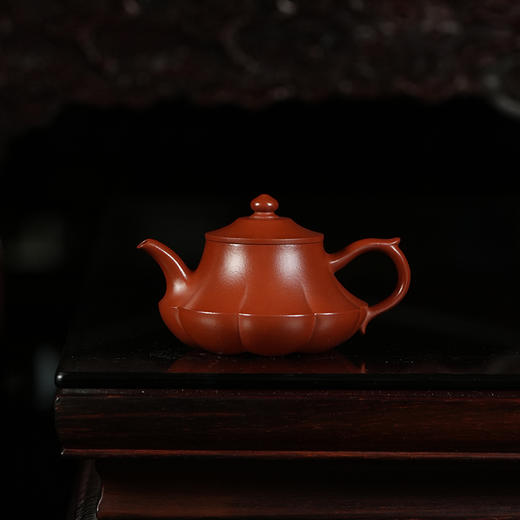 龙德堂陶艺 汤宣武制《裙莹》180cc 原矿大红袍  库存请咨询客服 商品图0