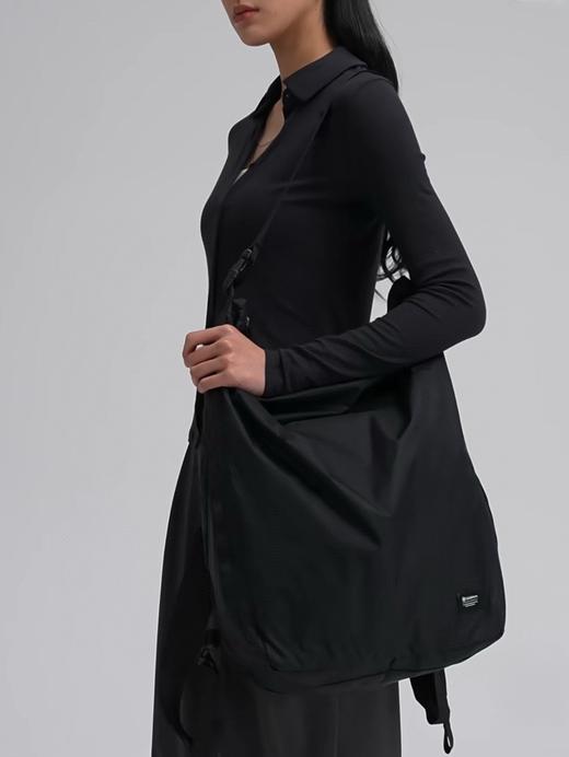 LULU 自收纳多功能大容量单肩包斜挎包双肩包 Z-15439 商品图1