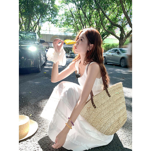 <曾小咸推荐>3.27现货秒杀 ！微信超特价！提花背心连衣裙 日常269.99 立减140 秒杀129.99！！ 商品图1