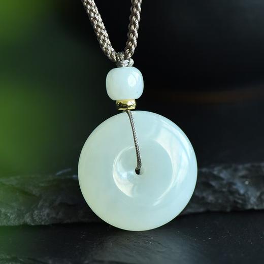 1F 涵玉苑 和田玉平安扣 商品图0