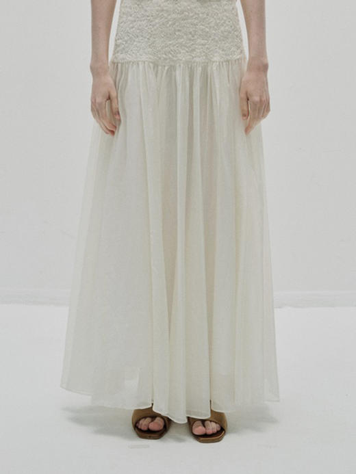 VC｜PF25039 Estonia wide skirt  [半身裙 白 ] 商品图2