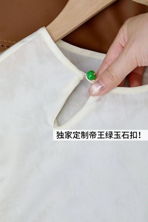 LPIUTY品牌直发！琉华韶韶·中式暗纹人丝短袖 B08FB-24251 商品图14