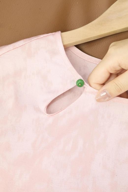 LPIUTY品牌直发！琉华韶韶·中式暗纹人丝短袖 B08FB-24251 商品图9