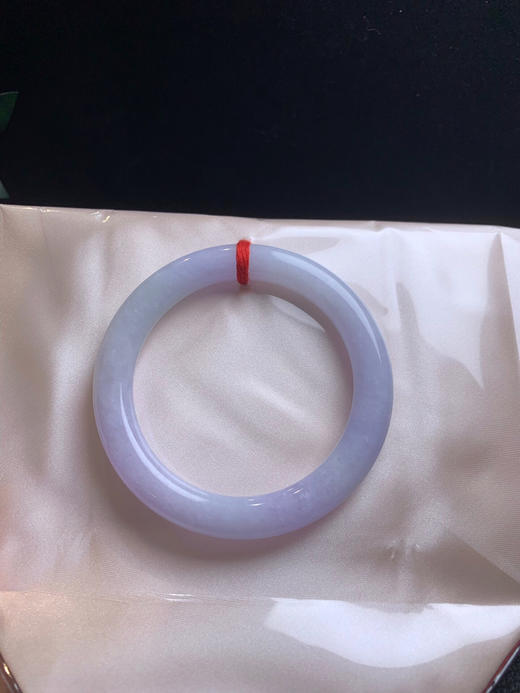 620227，54.5紫罗兰细圆条，满圈带紫底色，清新有特色，粉紫底 商品图4