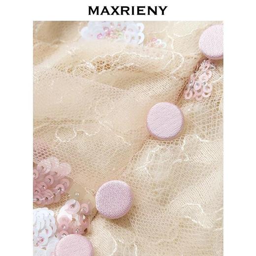 MAXRIENY2025年春夏新款重工吊带蕾丝绣花度假风女士通勤法式(货号:MF86TP006) 商品图3