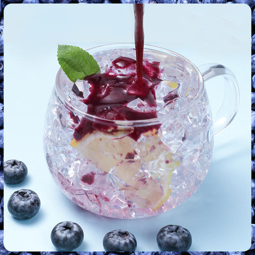 林野小铺nfc有机100%蓝莓原浆果汁无添加非浓缩蓝莓汁果蔬汁饮料  90g*10袋 商品图3