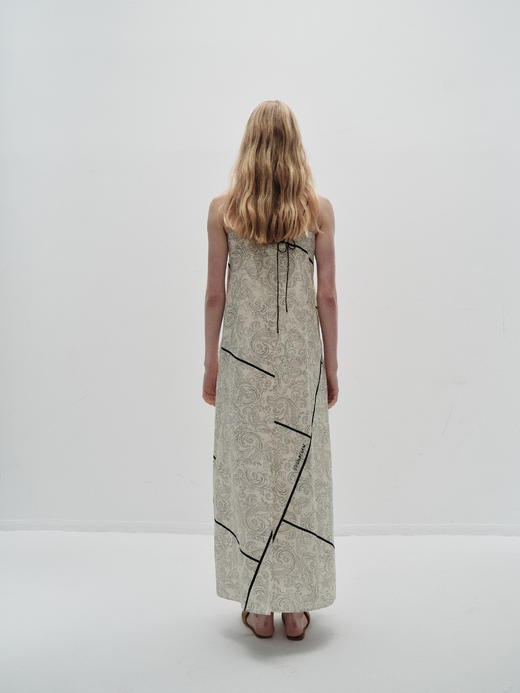 VC｜PF25012 Roma strap dress [连衣裙  米白印花 ] 商品图5