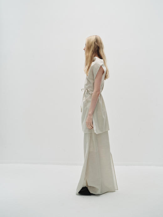 VC｜PF25007 Sabina fold skirt [ 半身裙  浅米 / 黑 ] 商品图7