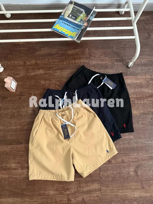 小马标刺绣休闲老钱风纱咔短裤 商品图4