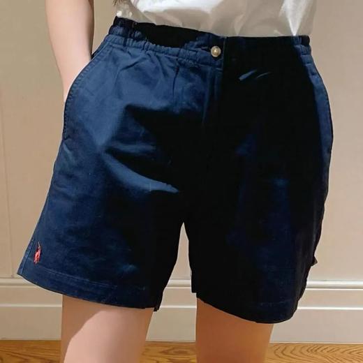 小马标刺绣休闲老钱风纱咔短裤 商品图3