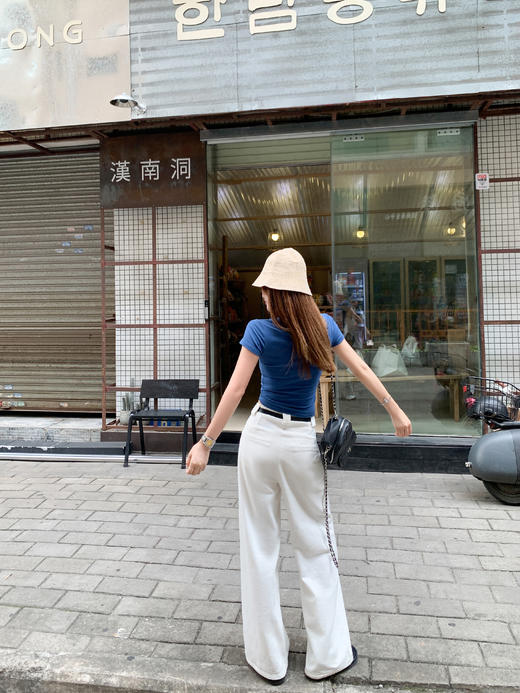 【99元任选2件】新品现货秒杀！卖完下架不再补 ！微信粉丝打折价！！蓝色短袖T恤 商品图11