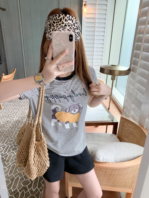 【129元任选2件】现货！卡通小狗印花短袖 商品图5