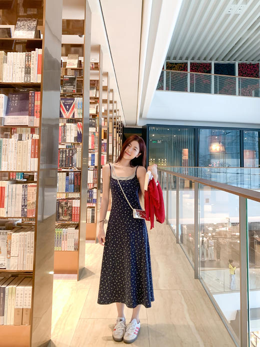 【169元任选2件】现货秒杀！卖完下架不再补 ！假两件小碎花吊带连衣裙 商品图5