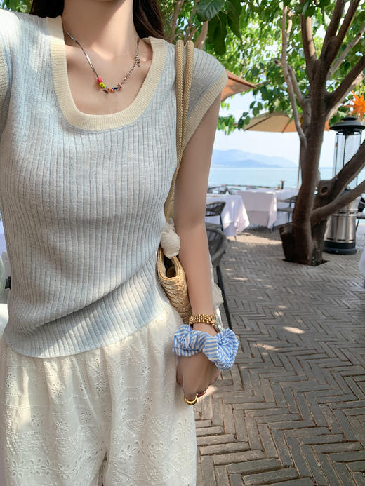 <曾小咸推荐>【夏日苏打】蕾丝刺绣裤子 商品图7