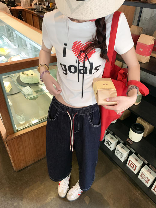 【110元任选2件】最后一波现货！爱心蝴蝶结绑绳T 商品图9