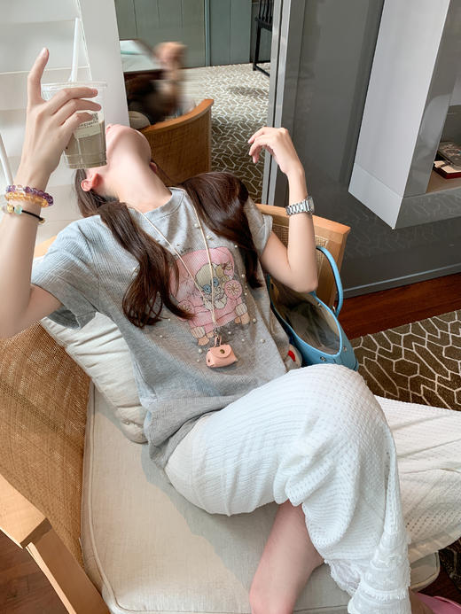 【129元任选2件】现货！手绘卡通图短袖 商品图5