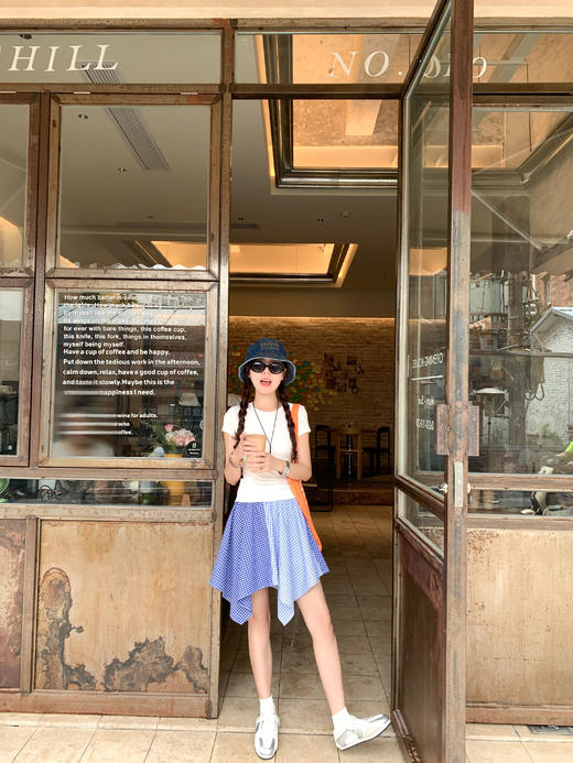 【149元任选2件】 现货！甜辣风不规则格子半身裙 商品图8